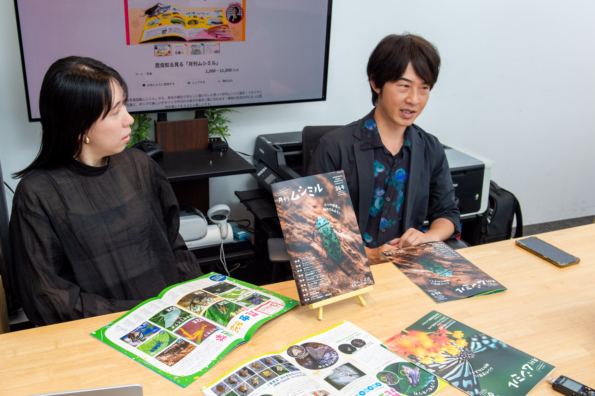 3周年インタビューの写真
